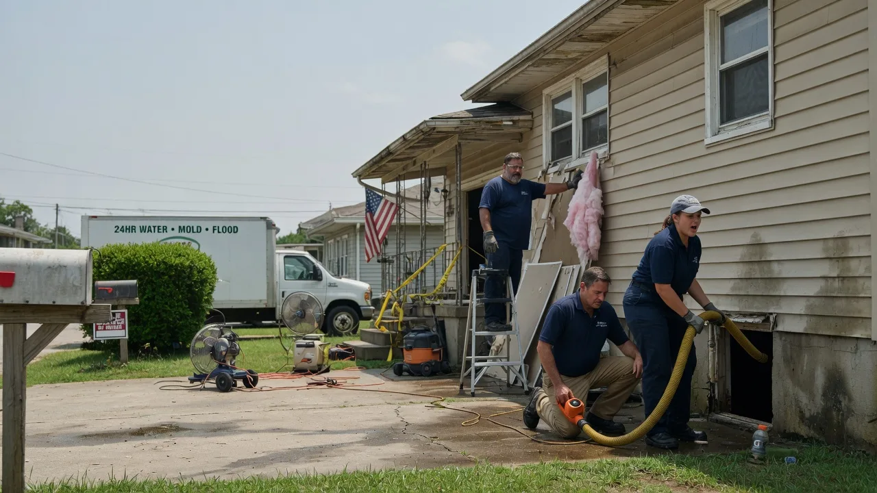 Water Damage Repair in Leesville, OH near me